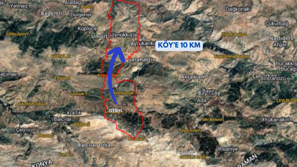 KONYA HADİM GÖYNÜKKIŞLA KÖYÜNDE 3.022 M² TARLA SATILIKTIR. - KONYA HADİM fotoğraf 6
